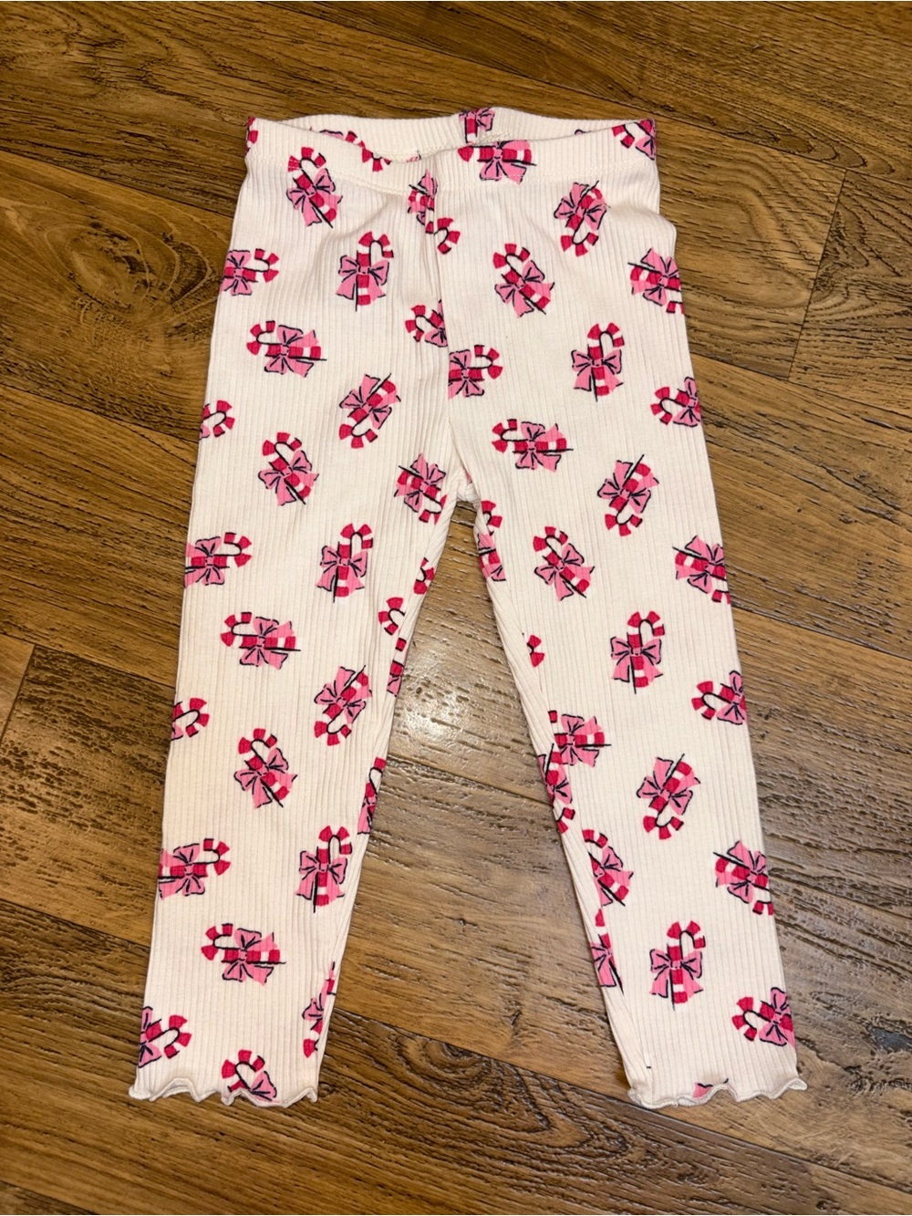 Old Navy Candy Cane Print Leggings 2T